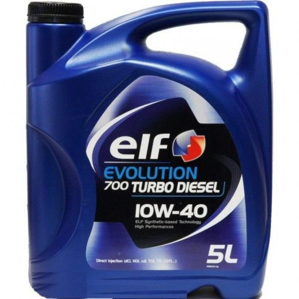 Каталог Elf Evolution 700 Turbo Diesel 10W-40 5л Полусинтетическое моторное масло